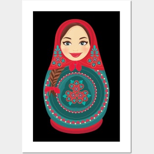 Matryoshka Woman Posters and Art